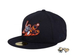 Moon Buggy Navy 59Fifty Fitted Hat by Sean McCarthy x New Era flag side
