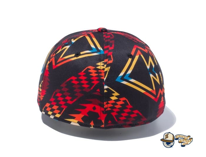 Pendleton Woven Patch All Over Print 59Fifty Fitted Cap by Pendleton x New Era black back