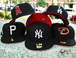 Hat Club MLB Lui V Red Bottom 59Fifty Fitted Hat Collection by MLB x New Era Front