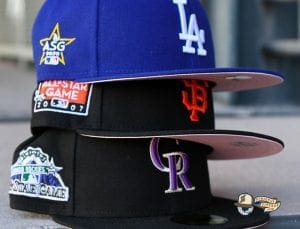 MLB All Star Game Patch 59Fifty Fitted Hat Collection by MLB x New Era Pink
