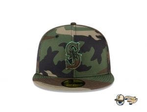 MLB Forest Pop 59Fifty Fitted Cap Collection by MLB x New Era Mariners