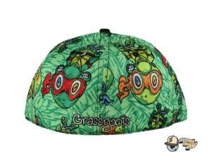 Vincent Gordon Removable Turtles Green Fitted Hat by Grassroots Back