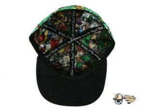 Vincent Gordon Removable Turtles Green Fitted Hat by Grassroots Bottom
