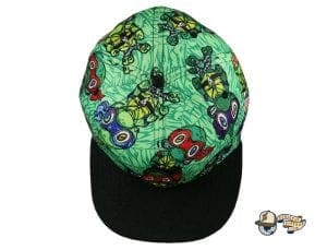 Vincent Gordon Removable Turtles Green Fitted Hat by Grassroots Top
