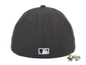 Arizona Diamondbacks A OTC Graphite 59Fifty Fitted Hat by MLB x New Era Back