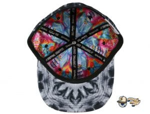 Black Watercolor Mandala Fitted Hat by Jerry Garcia x Grassroots Bottom