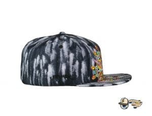 Black Watercolor Mandala Fitted Hat by Jerry Garcia x Grassroots Side