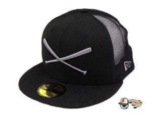 Crossed Bats Heavy Hitters Meshback 59Fifty Fitted Cap by Justfitteds x New Era Side