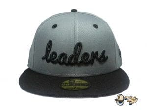 Cursive Charcoal Black 59Fifty Fitted Hat by Leaders1354 x New Era