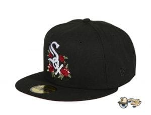 Hat Club Exclusive Rose Floral Red UV 59Fifty Fitted Hat Collection by MLB x New Era Whitesox
