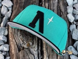 Heritage North Star September 2020 59Fifty Fitted Cap Collection by Noble North x New Era Teal