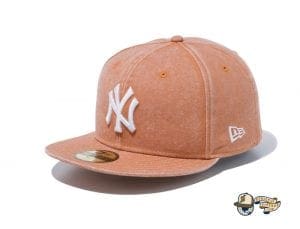 Italian Wash New York Yankees 59Fifty Fitted Cap by MLB x New Era Tan