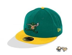 Mcnutts Leprechaun The Town Green Gold 59Fifty Fitted Cap by The Capologists x New Era