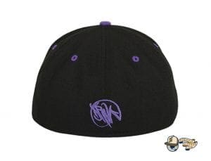 Revolutionary Black Purple 59Fifty Fitted Hat by Dankadelik x New Era Back