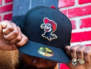 Seals Black Red 59Fifty Fitted Hat by Chamucos Studio x New Era Front