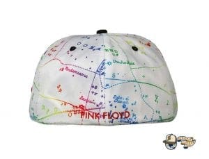 Dark Side Of The Moon White Fitted Hat by Pink Floyd x Grassroots Back