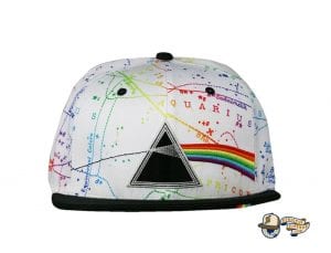 Dark Side Of The Moon White Fitted Hat by Pink Floyd x Grassroots Front