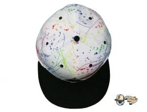 Dark Side Of The Moon White Fitted Hat by Pink Floyd x Grassroots Top