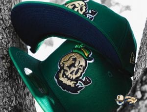 Golden Domers Kelly Green 59Fifty Fitted Hat by Chamucos Studio x New Era Front