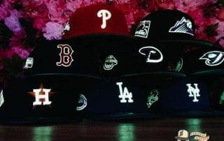 Hat Club Exclusive MLB Side Patch Glow In The Dark 59Fifty Fitted Hat Collection by MLB x New Era