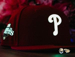 Hat Club Exclusive MLB Side Patch Glow In The Dark 59Fifty Fitted Hat Collection by MLB x New Era Phillies