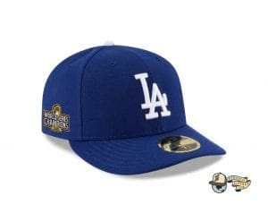 Los Angeles Dodgers World Series Champions Side Patch 59Fifty Fitted Cap by MLB x New Era LP