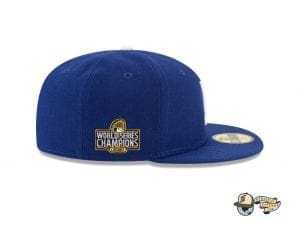 Los Angeles Dodgers World Series Champions Side Patch 59Fifty Fitted Cap by MLB x New Era Right