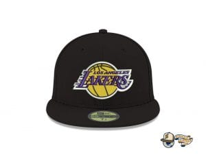Los Angeles Lakers NBA Champions Side Patch 59Fifty Fitted Cap by NBA x New Era Front