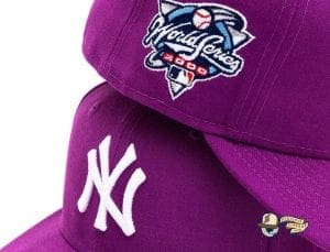 New York Yankees 2000 World Series Purple Pink Bottom 59Fifty Fitted Hat by MLB x New Era