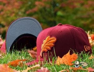 Oak Leaf 59Fifty Fitted Cap by Noble North x New Era Cardinal