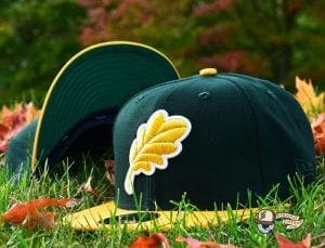 Oak Leaf 59Fifty Fitted Cap by Noble North x New Era Green