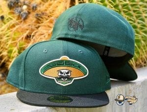 Revolutionary Skull Green Black 59Fifty Fitted Hat by Dankadelik x New Era