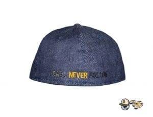 Seal Raw Denim 59Fifty Fitted Hat by Leaders 1354 x New Era Back