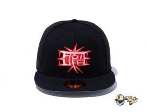 Bear Explorer Black Red 59Fifty Fitted Hat by Noble North x New Era Side