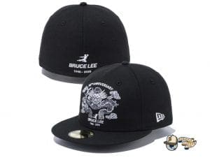Bruce Lee 80th Anniversary 59Fifty Fitted Cap Collection by Bruce Lee x New Era Black