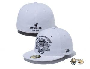 Bruce Lee 80th Anniversary 59Fifty Fitted Cap Collection by Bruce Lee x New Era White