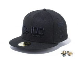 New Era 100th Anniversary Multi Logo Front 59Fifty Fitted Cap by New Era Front
