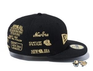 New Era 100th Anniversary Multi Logo Front 59Fifty Fitted Cap by New Era Right