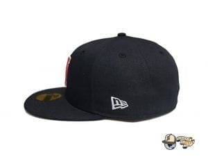 Palisade Navy Red 59Fifty Fitted Cap by Fitted Hawaii x New Era Side