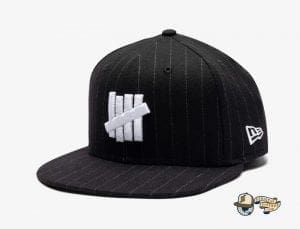 Undefeated Wool Pinstripe 59Fifty Fitted Cap by Undefeated x New Era Black