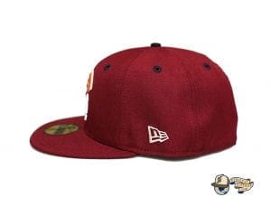 Vanguard Cardinal Multi 59Fifty Fitted Cap by Fitted Hawaii x New Era Side