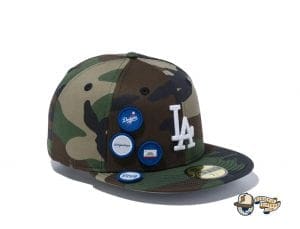 6 Patch Woodland Duck 59Fifty Fitted Cap Collection by MLB x New Era Dodgers
