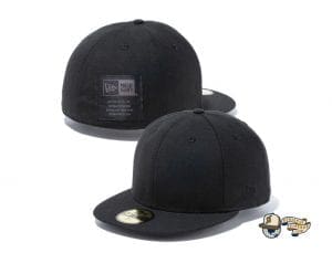 Black Label Patch 59Fifty Fitted Cap Collection by New Era Black