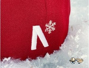 Frost-Eh Red Icy Silver 59Fifty Fitted Cap by Noble North x New Era Back
