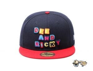 Dee And Ricky Multi Logo 59Fifty Fitted Cap by Dee And Ricky x New Era Front