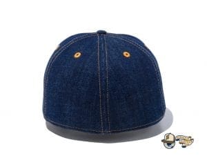 Denim Leather Patch 59Fifty Fitted Cap by New Era Back