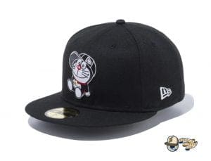 Doraemon Spring Summer 2021 59Fifty Fitted Cap by Doraemon x New Era Black