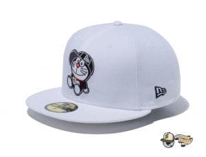 Doraemon Spring Summer 2021 59Fifty Fitted Cap by Doraemon x New Era White