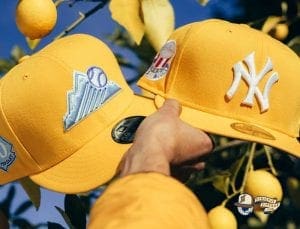 Hat Club Exclusive Frozen Lemonade And Tangerine 59Fifty Fitted Hat Collection by MLB x New Era Lemonade