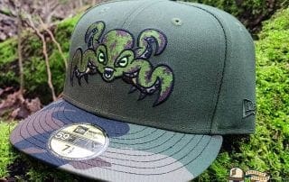Landwalker Octo Green Woodland Camo 59Fifty Fitted Hat by Dionic x New Era